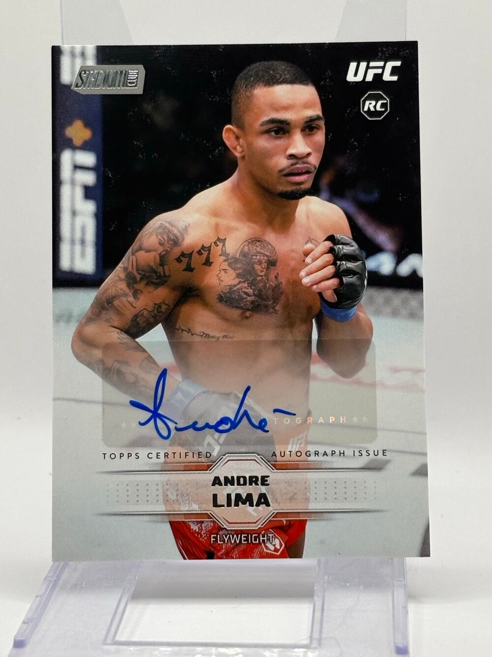 2026 Topps UFC Stadium Club Andre Lima Rookie Auto Flyweight RC